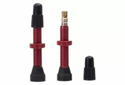 Neatt Presta Pair Of Tubeless Valves Red