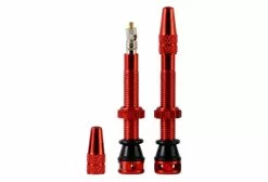Válvulas Tubeless SB3 MKII 44 Mm Aluminio Rojo
