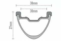 Llanta Enve M730 Disc 29 '' Negra