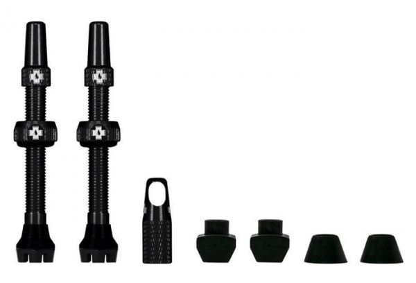 Válvulas Tubeless Muc-Off V2 60 Mm Negra 3 Válvulas Tubeless Muc-Off V2 60 Mm Negra