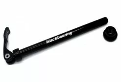 Black-bearing Eje Trasero Negro Cojinete QR 12 Mm - 170 - M12x1.5 - 18 Mm