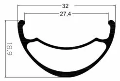 Gurpil 29 '' GTR SL27 Tubeless Ready Rueda Delantera | 9x100 / 15x100mm | 6 Agujeros | Gris Oscuro -Mantenimiento Ventas 2022 21516746197870644f762.83457052