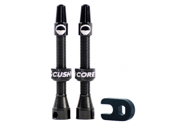 Válvulas Sin Cámara CushCore De 44 Mm Negras 3 Válvulas Sin Cámara CushCore De 44 Mm Negras